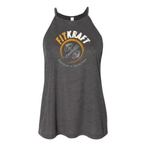 FitKraft Flowy High Neck Tank