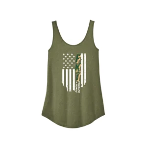 FitKraft Flag Ladies Perfect Tri Relaxed Tank