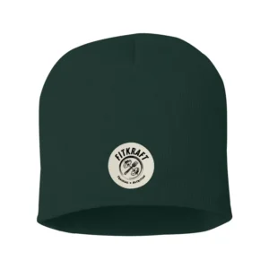 FitKraft Grey Patch Beanie