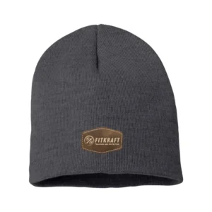 FitKraft Rustic Patch Beanie