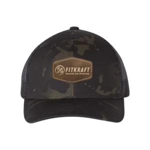 FitKraft Rustic Patch Trucker Hat